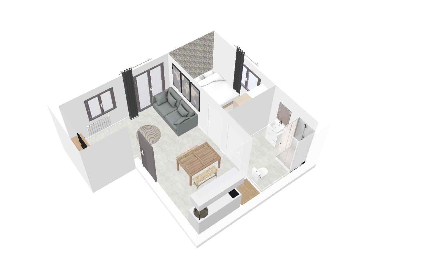 Calme, Lumineux, Ideal Sportif Apartment Font-Romeu-Odeillo-Via